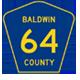 Baldwin, Alabama County Highway 64